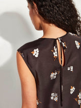 Juliette Hogan Golden Moonflower Twill Fran Dress