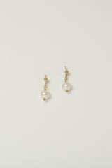 Charlotte Penman Gold Coco Pearl Drops Earrings