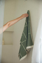 Baina Sage and Chalk Bethell Bath Towel
