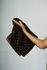 Baina Tabac & Noir Josephine Hand Towel