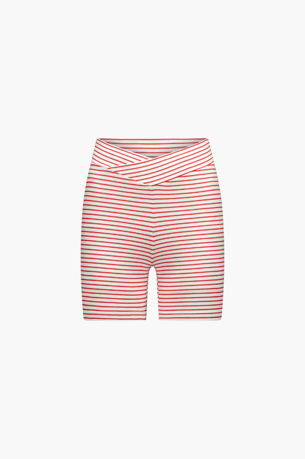 Caitlin Crisp Red Stripe Minnie Shorts