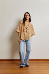 Mahsa Camel Liberty Jane Blouse