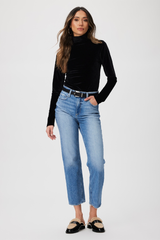 Paige Charming Distressed High Rise Noella