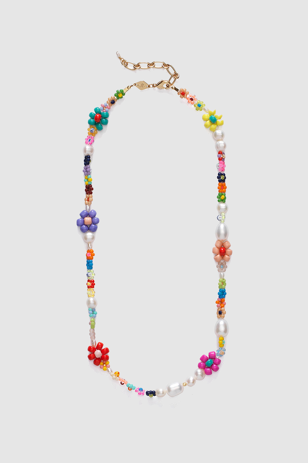 Anni Lu Golden Mexi Flower Necklace