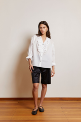 Mahsa White Cotton Lawn Jane Blouse
