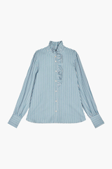 Ba&sh Blue Stripe Hesperis Shirt