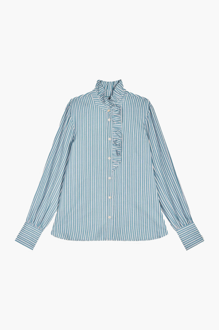 Ba&sh Blue Stripe Hesperis Shirt