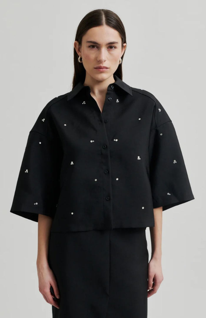 Second Female Black Elegance Shirt