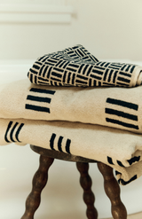 Baina Sand & Noir Torrens Hand Towel