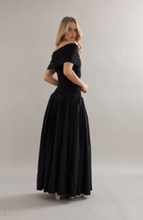Caitlin Crisp Black Elsa Dress