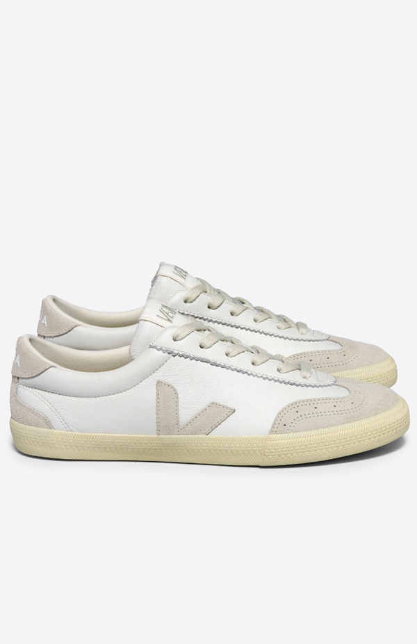 VEJA White Natural Volley Sneaker