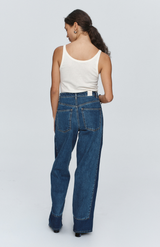 Marle Washed Indigo Border Jean