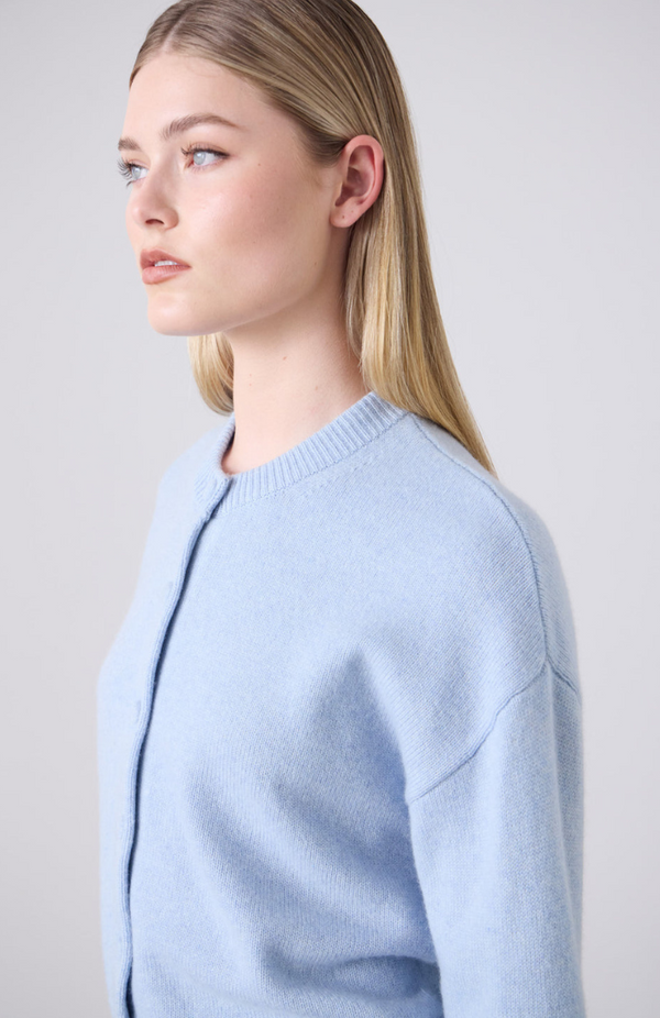 Laing Sky Boxy Crew Neck Cardigan