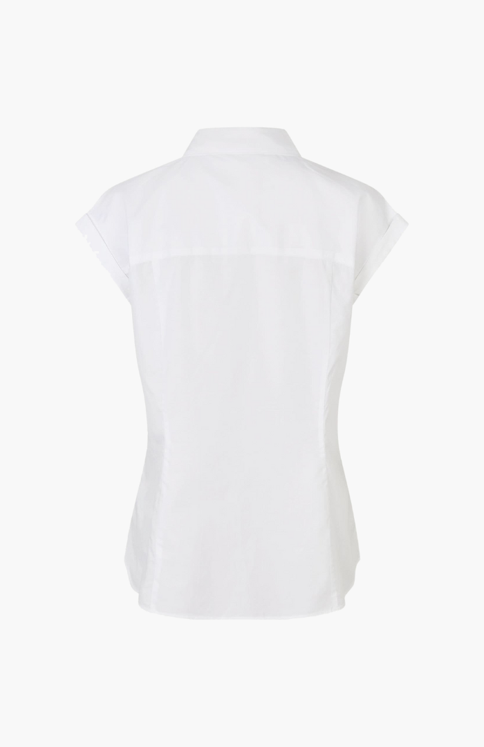 Samsøe Samsøe White Satolina S/S Shirt