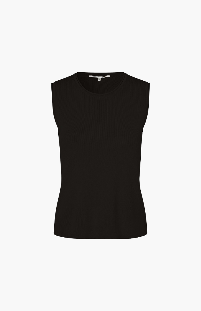 Second Female Black Wilda Knit Top