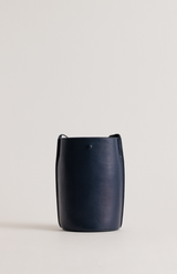 Yu Mei Eclipse Navy Lambskin Phoebe Bucket Bag