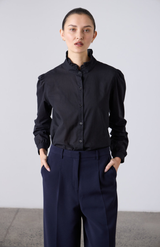 Laing Black Jane Frill Blouse