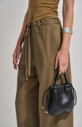 Brie Leon Black Halle Crossbody Bag
