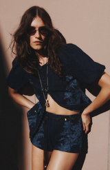 Hansen & Gretel Tropicana Denim Gia Denim Top