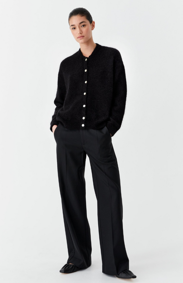 Morrison Black Vance Knit Cardigan