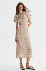 Morrison Print Lucille Midi Dress