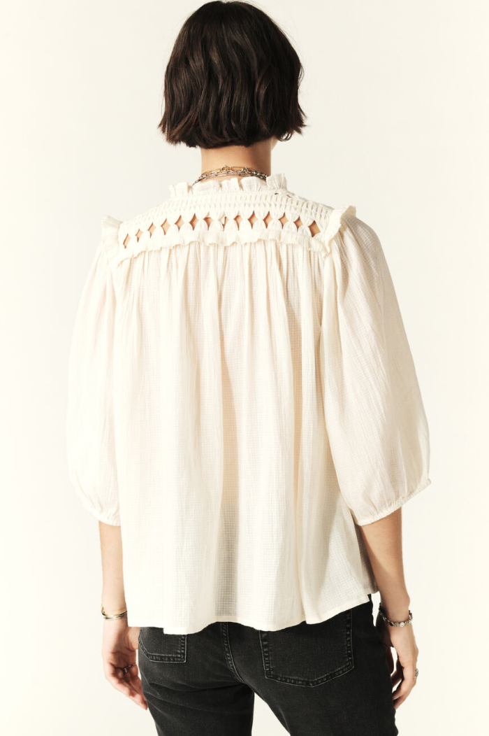 Ba&sh Ecru Bennie Blouse