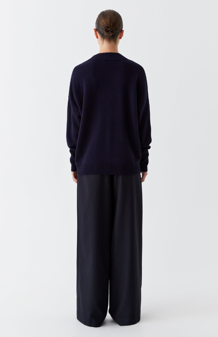 Morrison Navy Avon Pullover Knit
