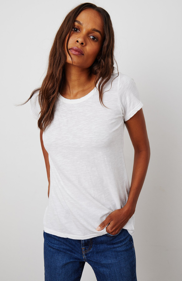 Velvet White Tilly T-Shirt
