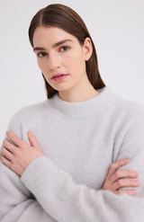 Jac + Jack Frost Grey Hudd Sweater