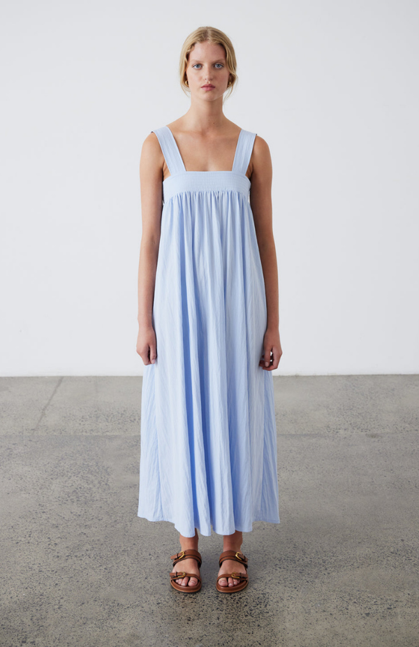 Laing Dusky Blue Ana Dress