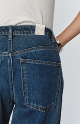 Marle Washed Indigo Border Jean