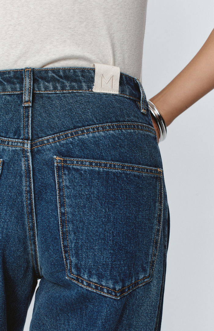 Marle Washed Indigo Border Jean