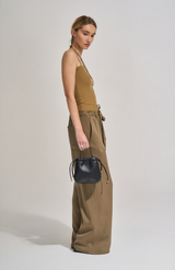 Brie Leon Black Halle Crossbody Bag