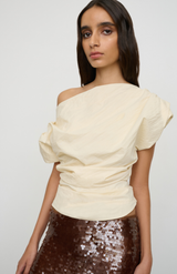 One Of Others Coffee Kendall Skirt