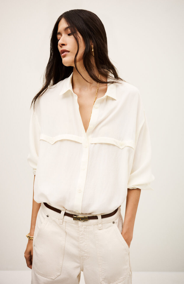 Ba&sh Ecru Haora Shirt