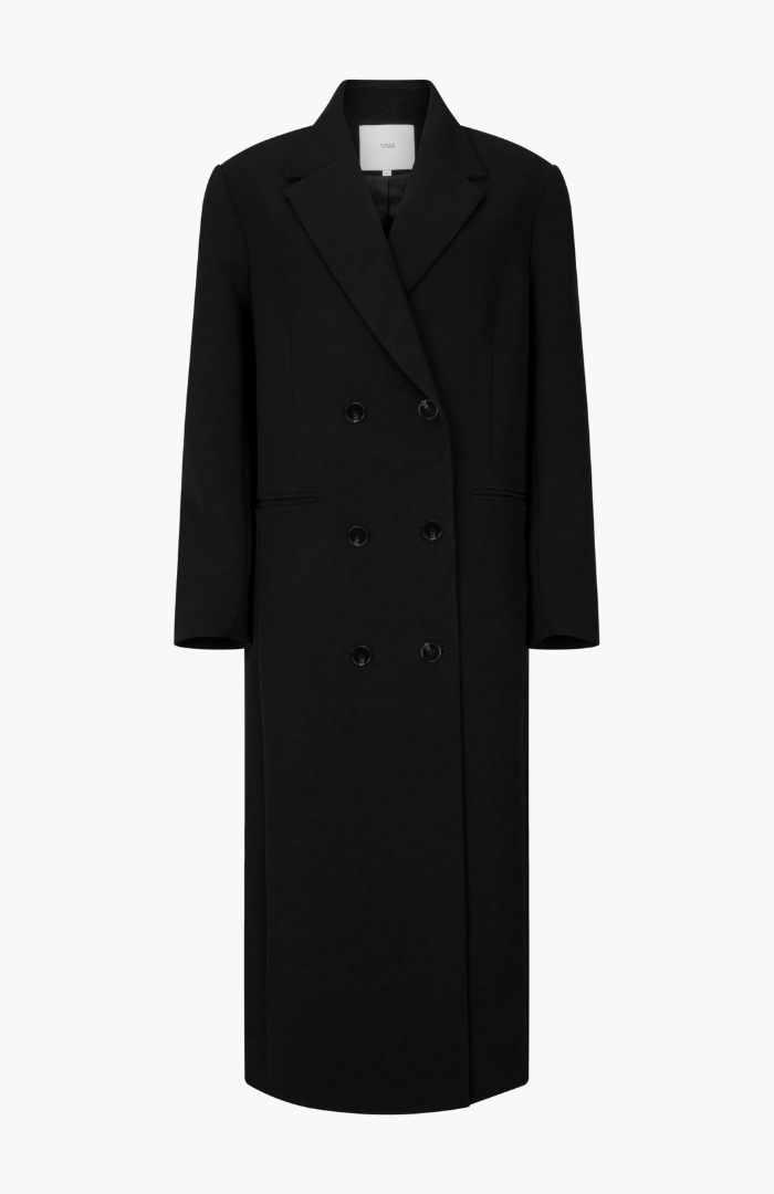 Harris Tapper Black Long Egon Coat