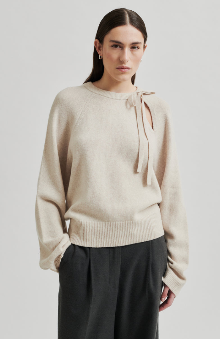 Second Female Pumice Stone Joline O-Neck Knit
