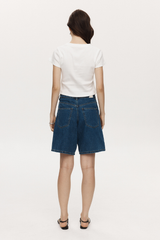 Marle Heritage Blue Relaxed Jean Short