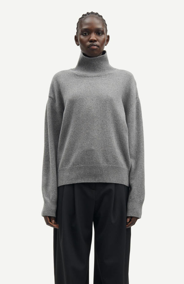 Samsøe Samsøe Grey Mel. Sabirgitte Turtleneck