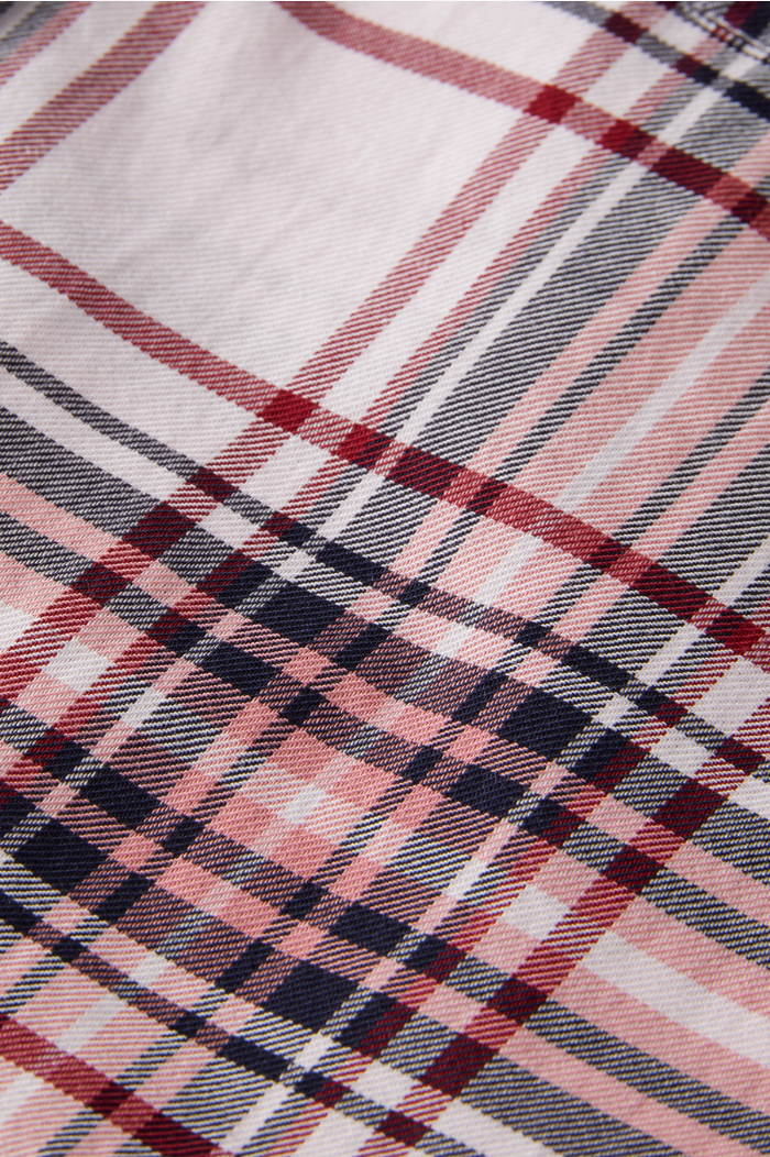 Scotch & Soda Pink Check Flannel Shirt