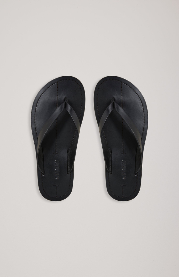 A.Emery Black Flora Sandal