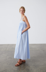 Laing Dusky Blue Ana Dress