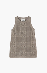 Aleger Flax Star N.2340 Guipure Tank