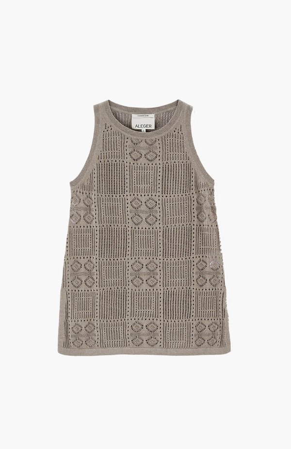 Aleger Flax Star N.2340 Guipure Tank