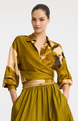 Morrison Moss Print Astra Shirt