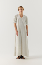 Foemina Basil Stripe Scottie Dress