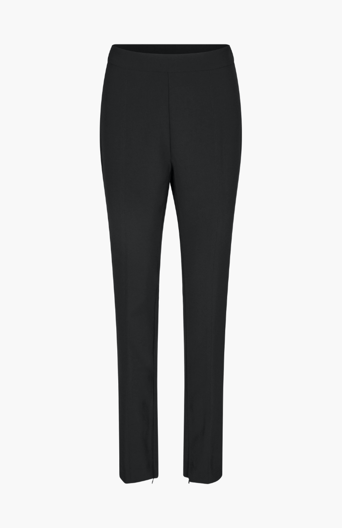 Second Female Black Fique Zip Trousers