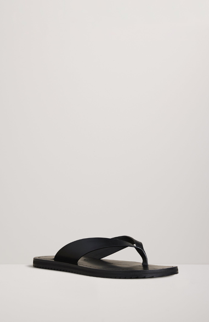 A.Emery Black Flora Sandal