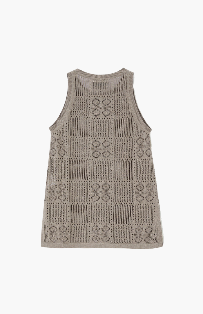 Aleger Flax Star N.2340 Guipure Tank