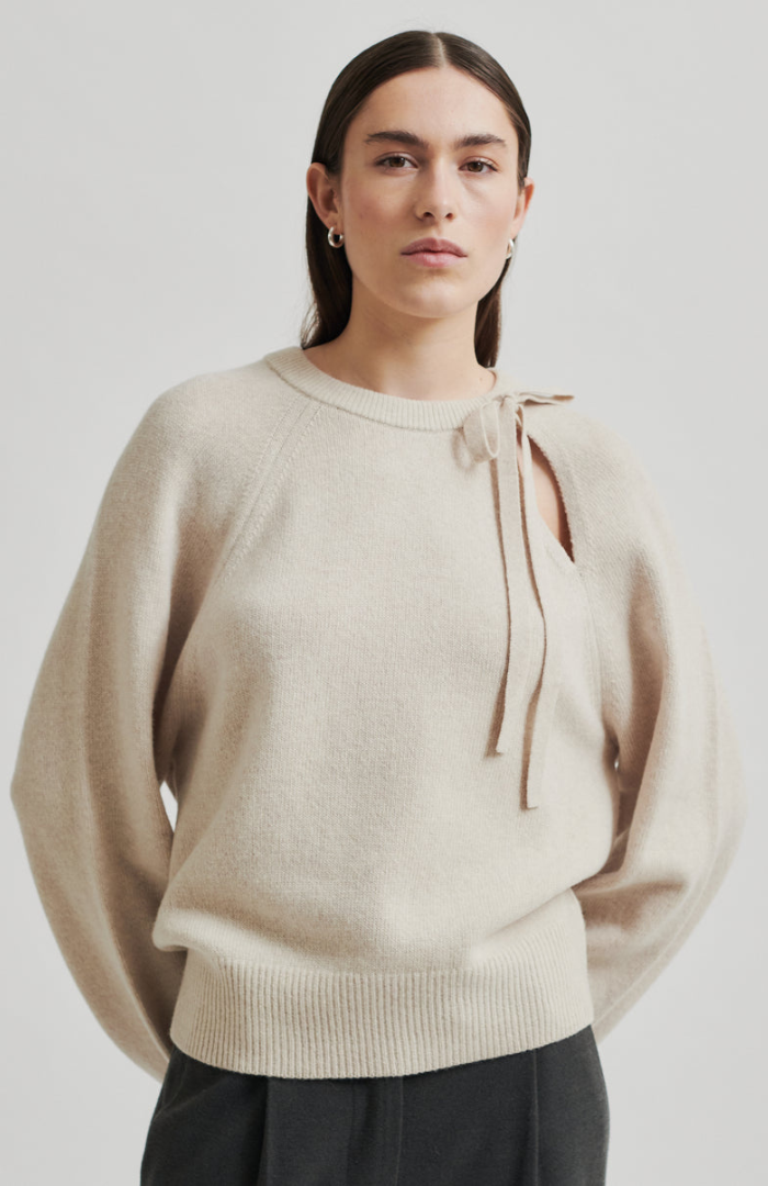 Second Female Pumice Stone Joline O-Neck Knit